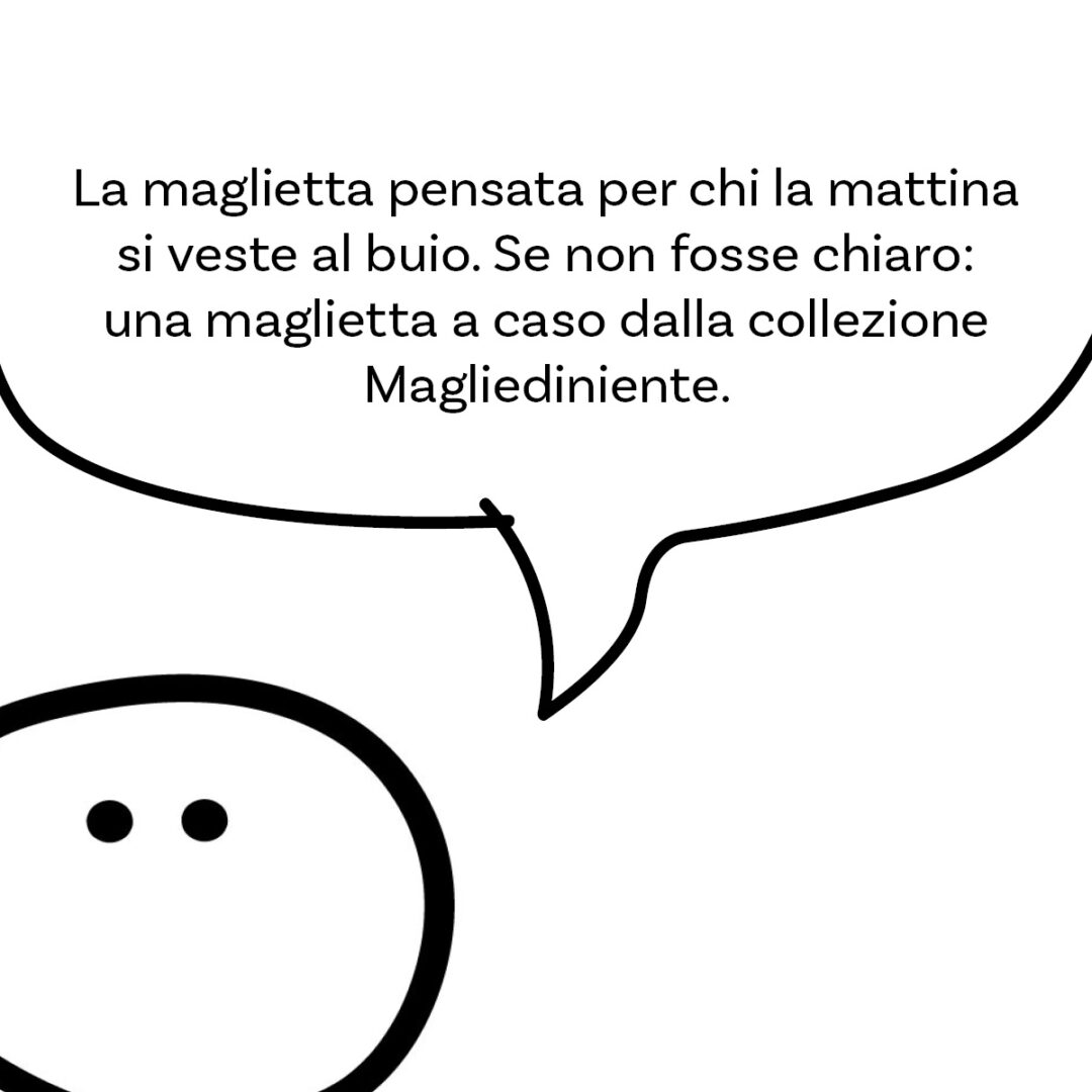La maglietta per chi sposa in tutto la filosofia di Magliediniente. Pensata per chi la mattina si veste al buio. Se non fosse chiaro: una maglietta a caso delle linee: #RegalareStanca, #LavorareStanca, #SposarsiStanca e #FigliareStanca.